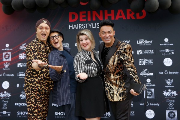Julian F. M. Stöckel, Rolf Scheider, Janine Becker and Matthias Mangiapane at the VIP opening of