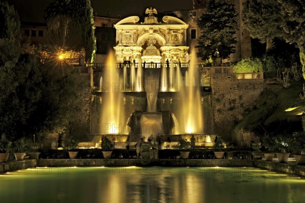 Fish ponds, Neptune Fountain, Fontana di Nettuno, Fountain of the Hydraulic Organ, Fontana
