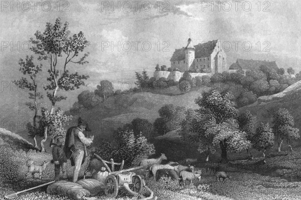 Bettenburg, Renaissance mountain castle in the district of Haßberge in the Middle Ages, Lower