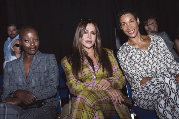 Florence Kasumba, Simone Thomalla and Annabelle Mandeng at the Kilian Kerner Fashion Show during