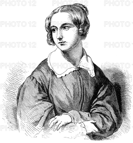 Luise Hensel, 1798-1876, a German religious author and poet, Luise Hensel, 1798-1876, eine