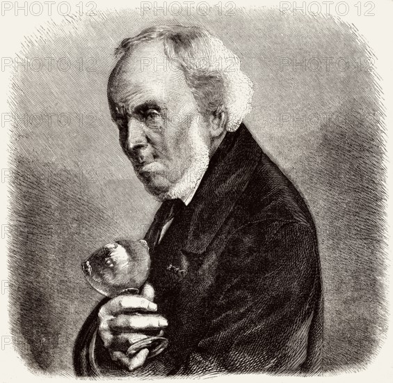 Denis-Desire Riocreux, 1791-1872, Designer und Maler von französischem Porzellan, erster Kurator