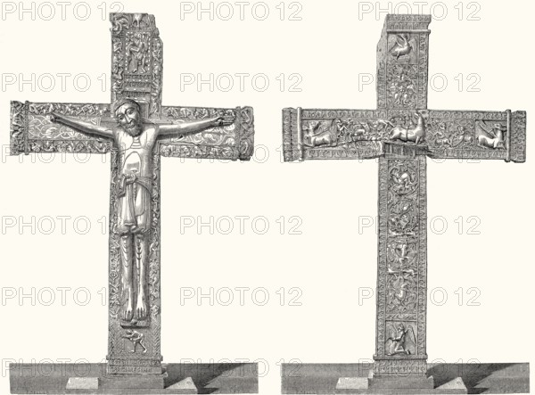 Crucifix of Ferdinand and Sancha, c. 1063, Madrid, Museo Arqueologico Nacional