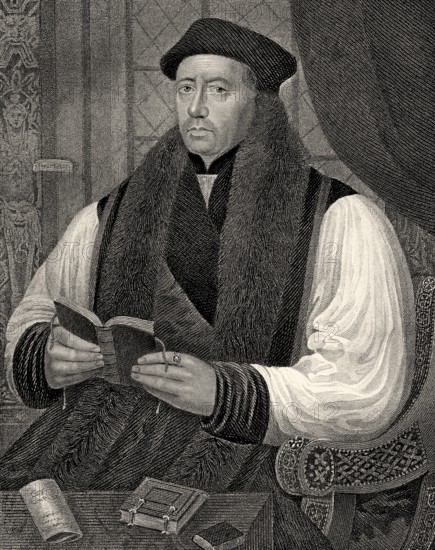 Thomas Cranmer, 1489-1556, ein führender Vertreter der englischen Reformation und Erzbischof von