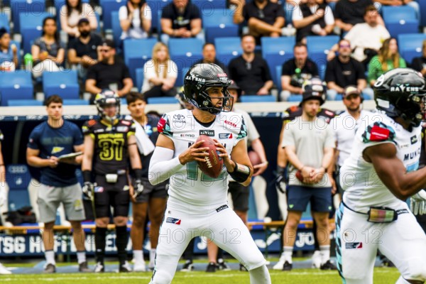 European League of Football, ELF/ Game:  Munich Ravens at Stuttgart Surge  on 26.May.  2024 ,in the