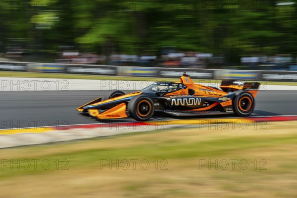 FELIX ROSENQVIST (6) of Varnamo, Sweden travels through the turns during a practice for the Sonsio