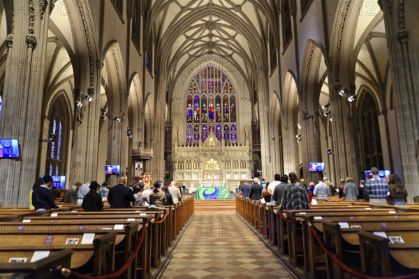 Manhattan, New York City, New York, USA, North America, Interior view of the majestic Trinity
