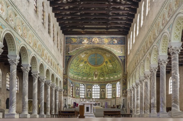 The Basilica of Sant' Apollinare in Classe is an important monument of Byzantine art near Ravenna,