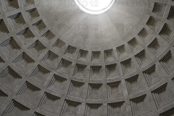 Inside the Pantheon, Rome, Italy. Ancient wonder