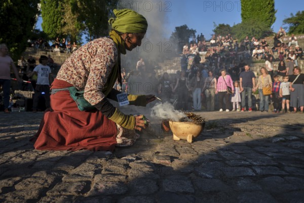 Germany, Berlin, 30.04.2025, Peaceful Walpurgis in Mauerpark, Amphitheatre, Preparation Peace