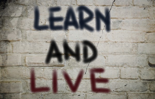 Learn And Live Concept