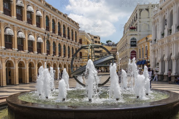 Senado Square (Largo do Senado) is a public square in Macau. It is located in the central area of