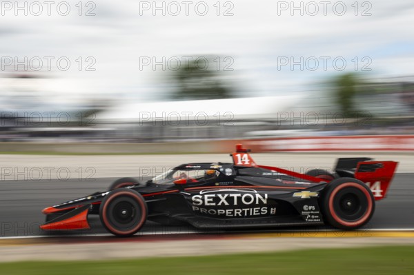 SANTINO FERRUCCI (14) of Woodbury, Connecticut drives on track during the XPEL Grand Prix at the