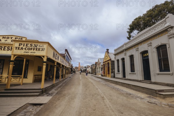 SOVEREIGN HILL, AUSTRALIA, April 17: Sovereign Hill is an open air museum recreating the atmosphere