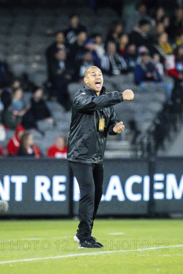 MELBOURNE, AUSTRALIA, MAY 24: Patrick Kisnorbo manager of A-League All Stars Men whilst playing