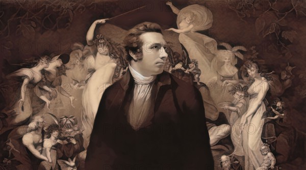 Henry Fuseli or Johann Heinrich Füssli, 1741 – 1825, Swiss painter, draughtsman and writer,