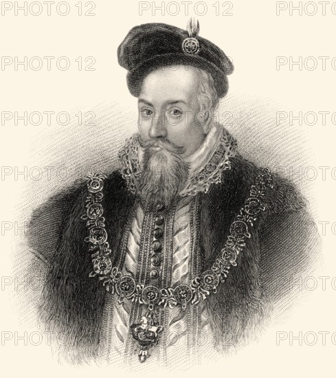 Robert Dudley, 1. Earl of Leicester, 1532-1588, englischer Adliger und enger Freund von Elisabeth I