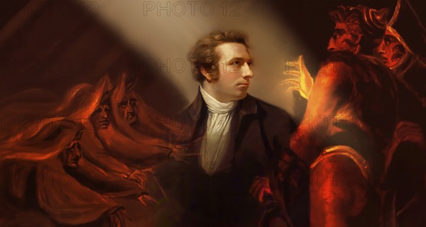 Henry Fuseli or Johann Heinrich Füssli, 1741 – 1825, Swiss painter, draughtsman and writer,