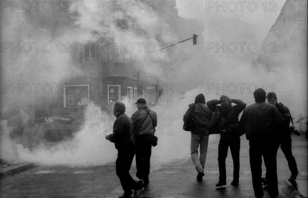 Germany, Berlin, 01.05.1991, 1st May 1991, Autonomous demonstration, Revolutionary First May