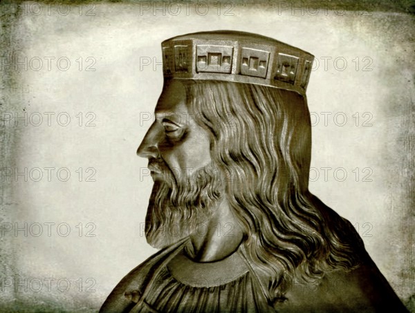 Clovis, Chlodovechus, Chlodwig I., Chlodowech, 466-511, King of the Franks, Merovingian dynasty,