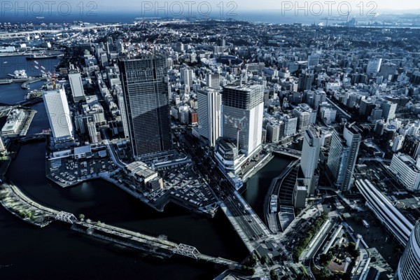 Cityscape seen from the Yokohama Landmark Tower. Shooting Location: Yokohama-city kanagawa