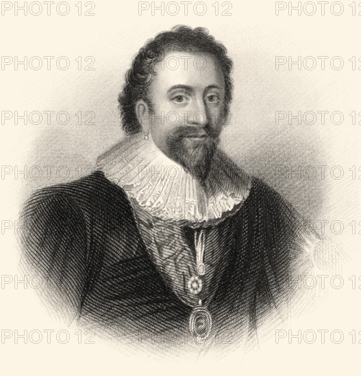 William Herbert, 3. Earl of Pembroke, 1580-1630, englischer Adliger, Lord Chamberlain, gründete mit