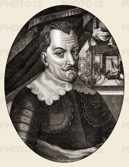 Wallenstein or Albrecht Wenzel Eusebius von Waldstein, 1583 - 1634, Duke of Friedland and Sagan,