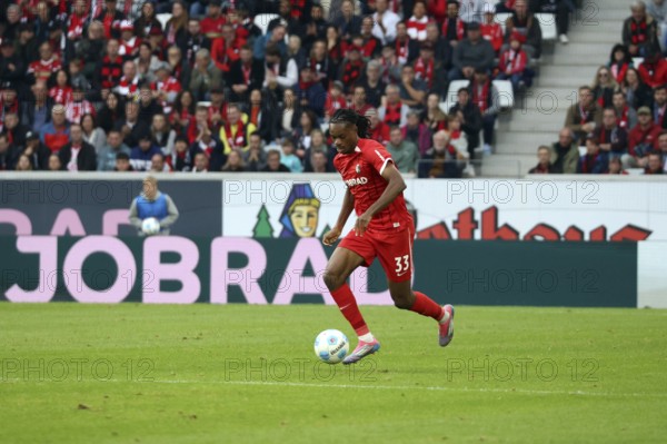 Jordy Makengo (SC Freiburg) at the 1st FBL match: 24-25: 1st FBL: 24-25: 7th Sptg. SC Freiburg - FC