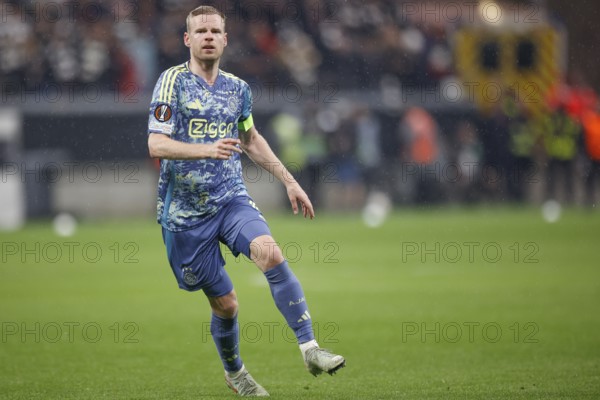 Football, Europa League, Round of 16 second leg, 2024/2025, Eintracht Frankfurt vs. Ajax Amsterdam,