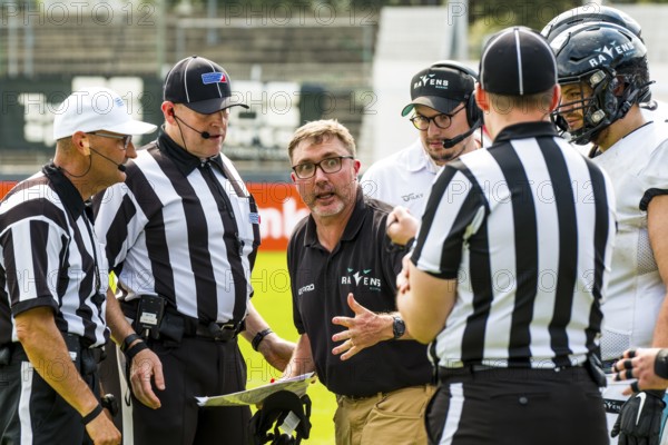 ELF/ Game : Munich Ravens at Stuttgart Surge on Aug. 13. 2023, in the Gazi Stadium, Stuttgart,