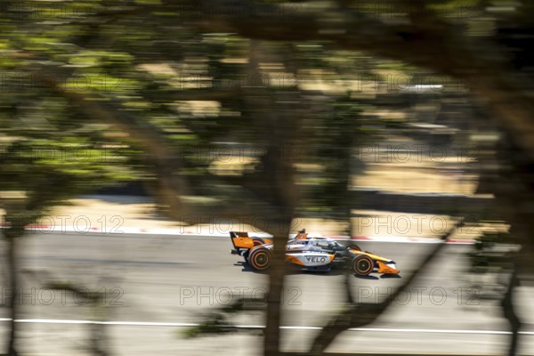 ALEXANDER ROSSI (7) of Nevada City, California practices for the Firestone Grand Prix of Monterey