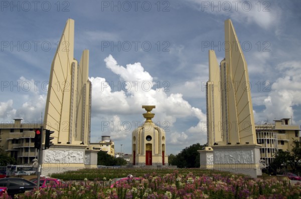 Thailand's Democracy Monument was commissioned in 1939 to commemorate the 1932 Siamese coup d'état