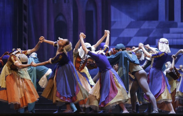 Sofia, Bulgaria - November 24, 2016: Artists of Moscow City Ballet are performing Romeo and Juliet