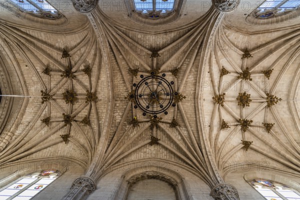 Toledo, Spain, December 6, 2019: Interior view of the church of the Monastery of San Juan de los