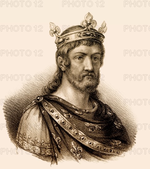 Theuderic IV, Thierry IV. c. 712-737, or Theuderich, Theoderic, Theodoric, Merovingian King of the