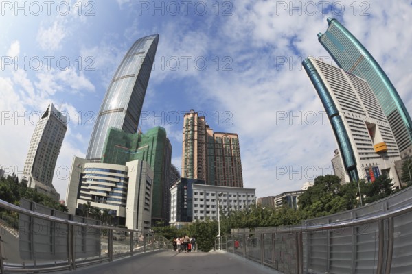 SHENZHEN - CITY IN SOUTH OF PEOPLE'S REPUBLIC OF CHINA - NOVEMBER 19, 2011: The magnificent modern