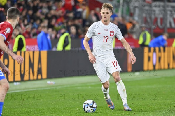 PRAGUE, CZECH REPUBLIC - MARCH 24, 2023: Qualifications for UEFA Euro 2024. Match Czech Republic -