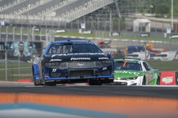 Chris Buescher takes to the track to practice for the EchoPark Automotive Grand Prix in Austin, TX,