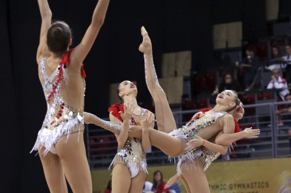 Sofia, Bulgaria - 15 September, 2018: Team Russian Federation performs during The 2018 Rhythmic