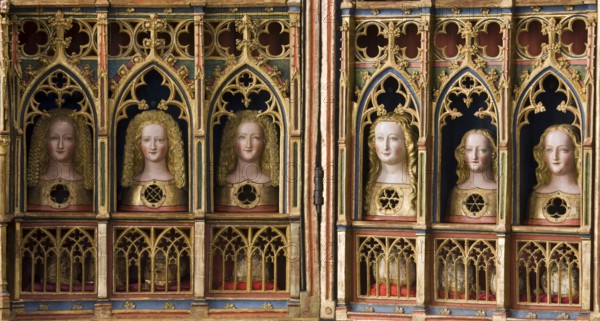 Ursula altar, reliquary busts of St Ursula of Cologne and her companions, right part, St, Saint,