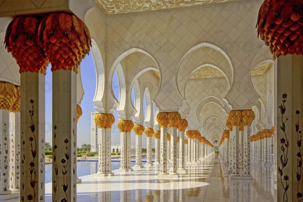 Sheik Zayed Mosque, Sheikh Zayed Mosque, Grand Mosque, Abu Dhabi, Middle East, Emirate, United Arab