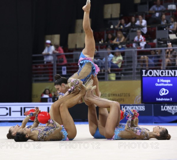 Sofia, Bulgaria - 15 September, 2018: Team United States of America performs during The 2018