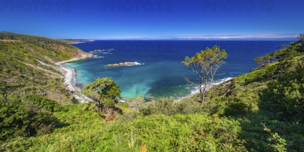 Seascape from Viewpoint La Atalaya, Cantabrian Sea, Miradores Coastal Path, Natura 2000 Network,