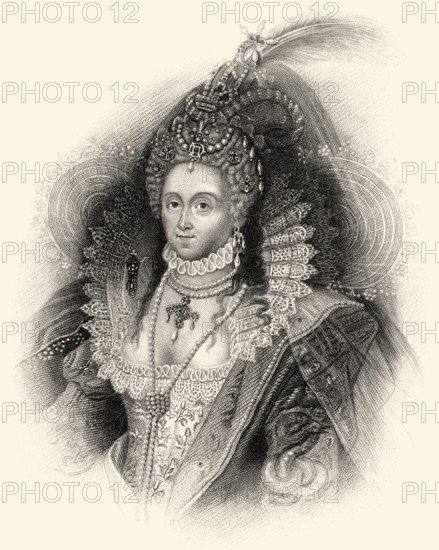 Elisabeth I., 1533 - 1603, Königin von England 1558 - 1603, Tudor-Dynastie