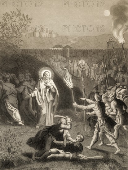 Simon Peter cuts off the ear of Malchus, arrest of Jesus Christ, Garden of Gethsemane, New