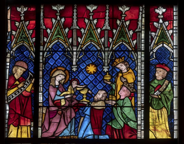 Strasbourg Cathedral, Cathédrale Notre-Dame de Strasbourg, south aisle, 5th window from the west,