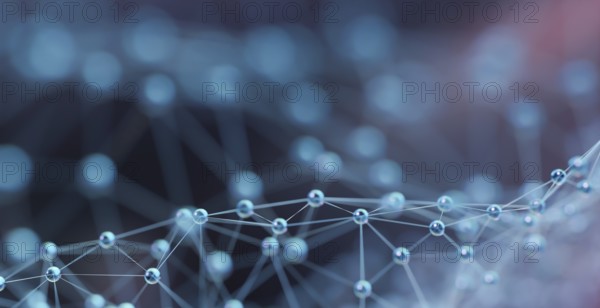 Plexus geometry or line and dot connection background. Internet and communication technology design