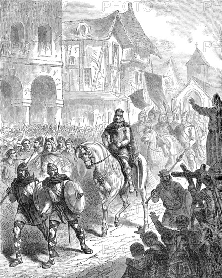 Charles Martel, Carolus Martellus, circa 688-741, Frankish military and political leader from the