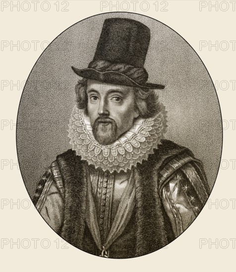 Francis Bacon or Baron Baco of Verulam, 1561 - 1626, an English philosopher, statesman and