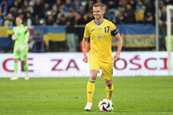WROCLAW, POLAND - MARCH 26, 2024: Qualifications for UEFA Euro 2024. Final play-off match Ukraine -